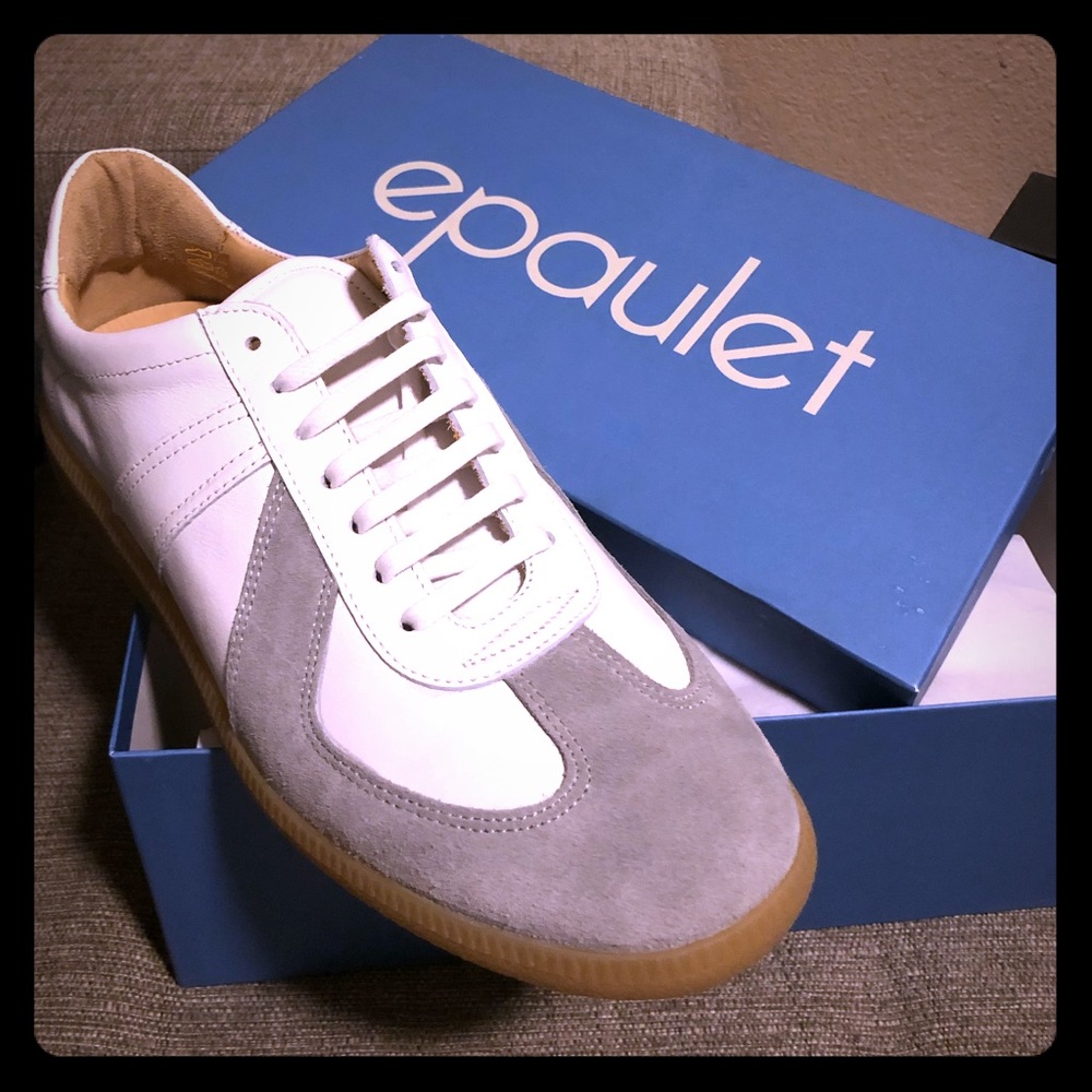 Epaulet Sport Trainers - Suede and Calfskin